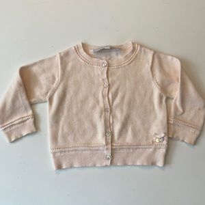 Tartine et Chocolat Light Pink Cardigan - 1 Year